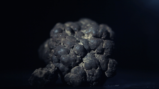 Manganese nodules from the ocean floor